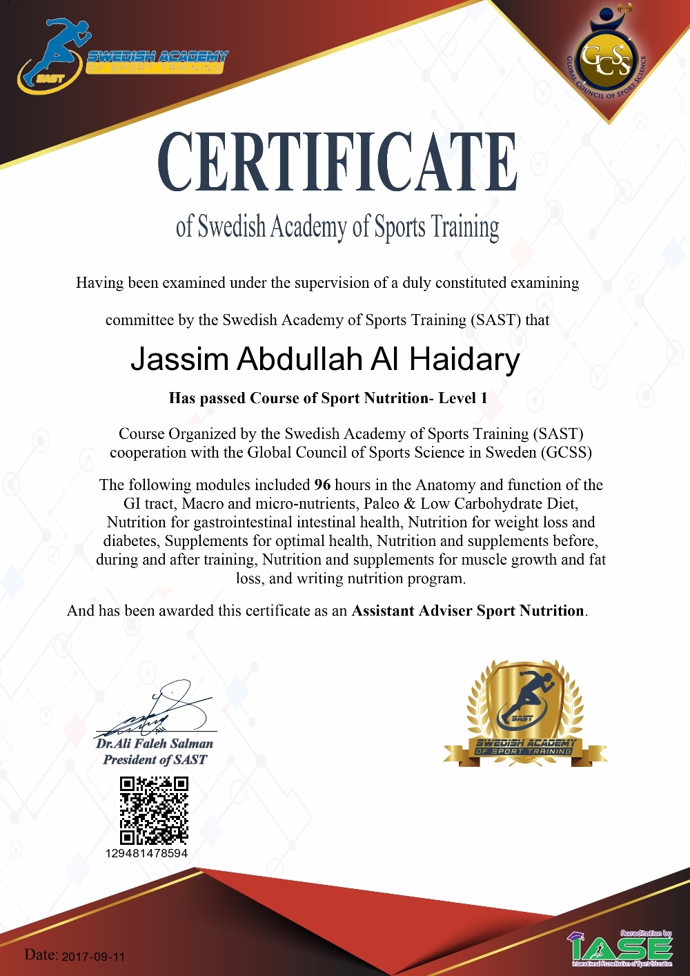Jassim Abdullah Al Haidary